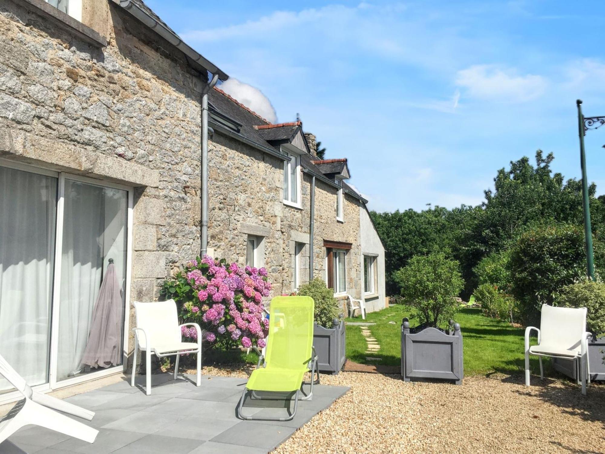 Maison Charmante A Huelgoat + Jardin Relaxant Luaran gambar